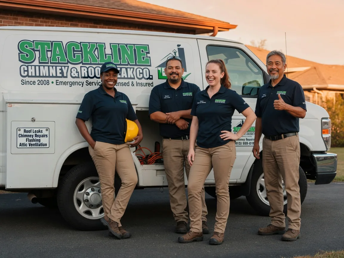 Chimney flashing repair company in Greene, ME